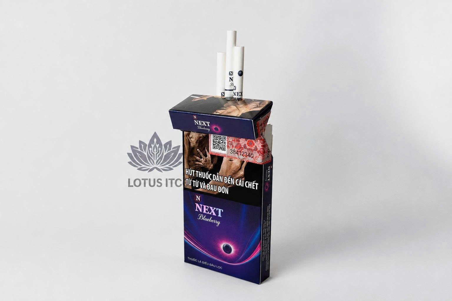 NEXT Blueberry - Thuốc Lá Bấm Đổi Vị Việt Quất (20 Điếu/1 Bao) (1 Cây/10 Bao)