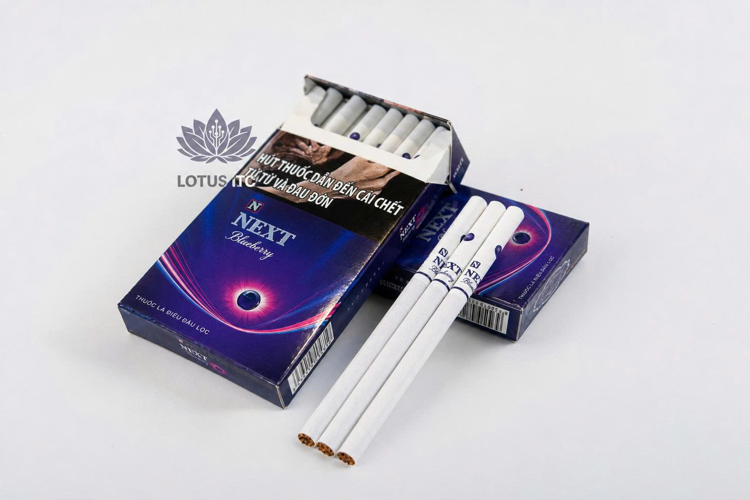 NEXT Blueberry - Thuốc Lá Bấm Đổi Vị Việt Quất (20 Điếu/1 Bao) (1 Cây/10 Bao)