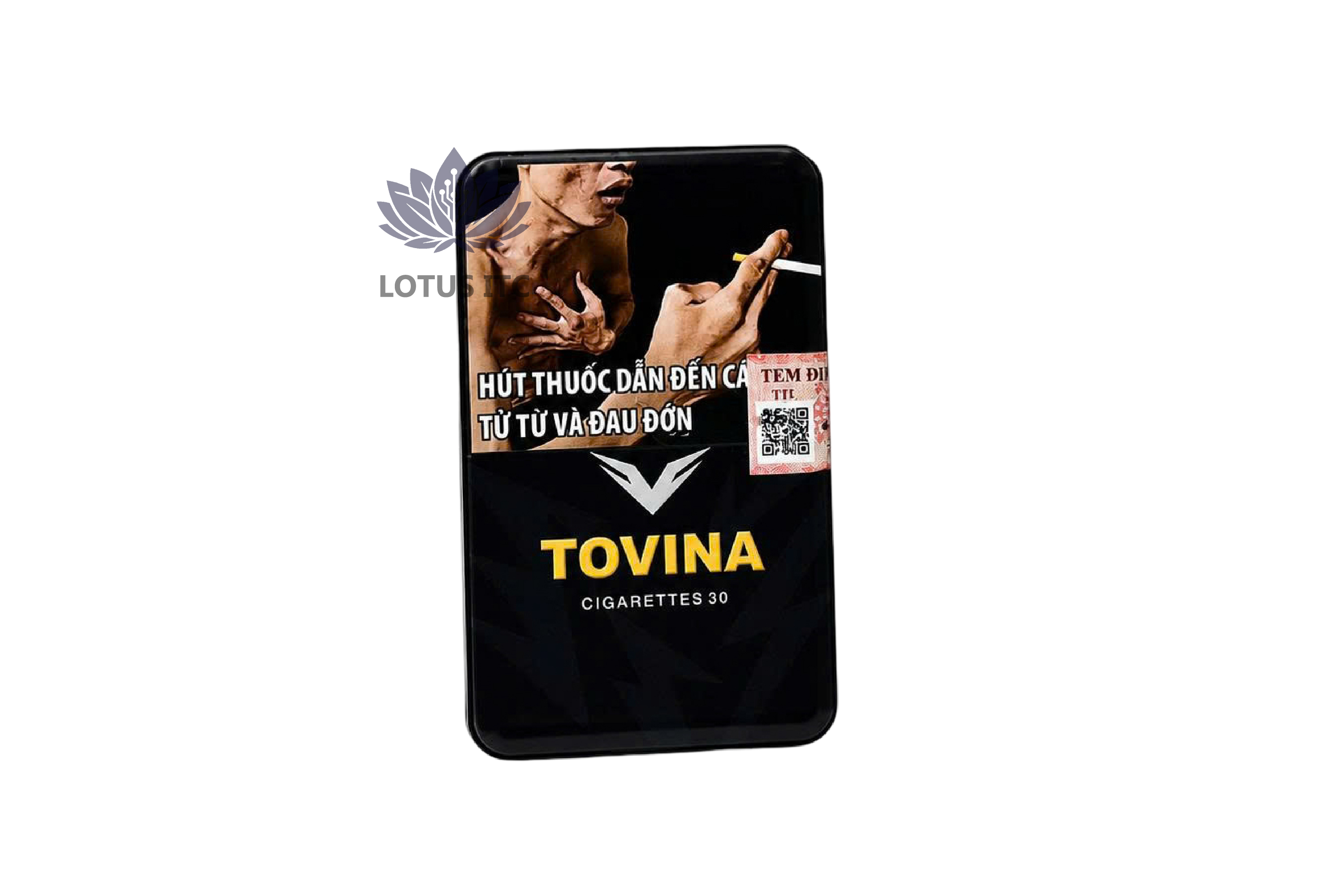Cigar SLIM 30 TOVINA (Hộp sắt 30 điếu/1 hộp) (1 Cây / 5 Hộp)