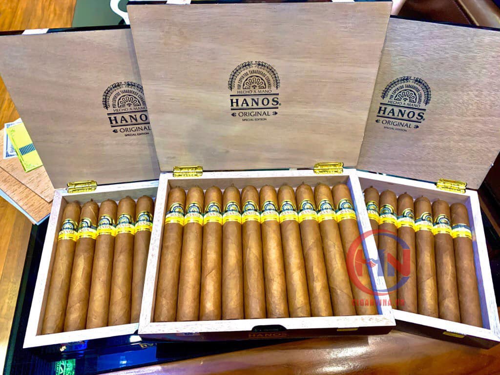 Cigar HANOS 56 (Hộp sơn mài 10 điếu)