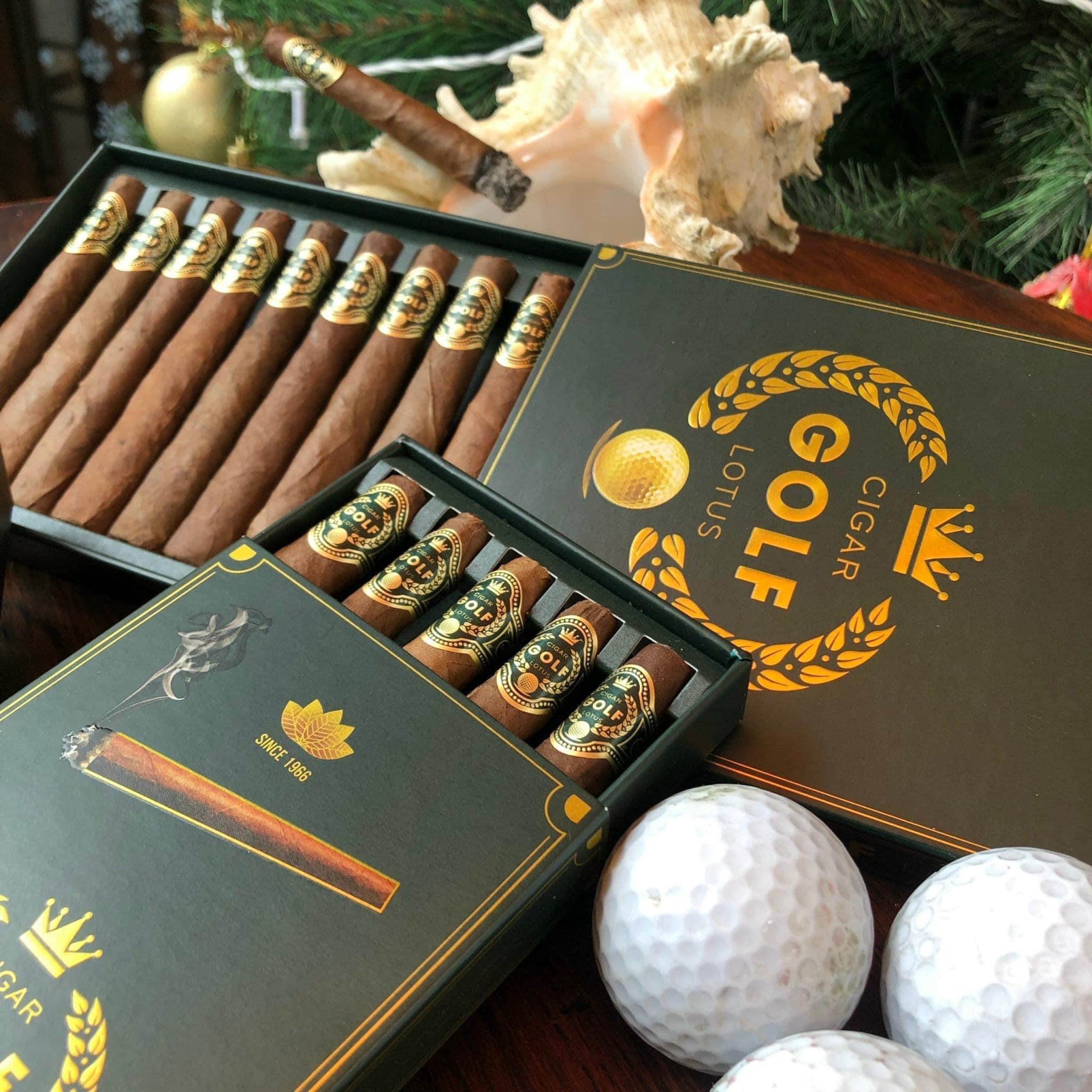 Cigar LOTUS GOLF (Hộp giấy 5 điếu)
