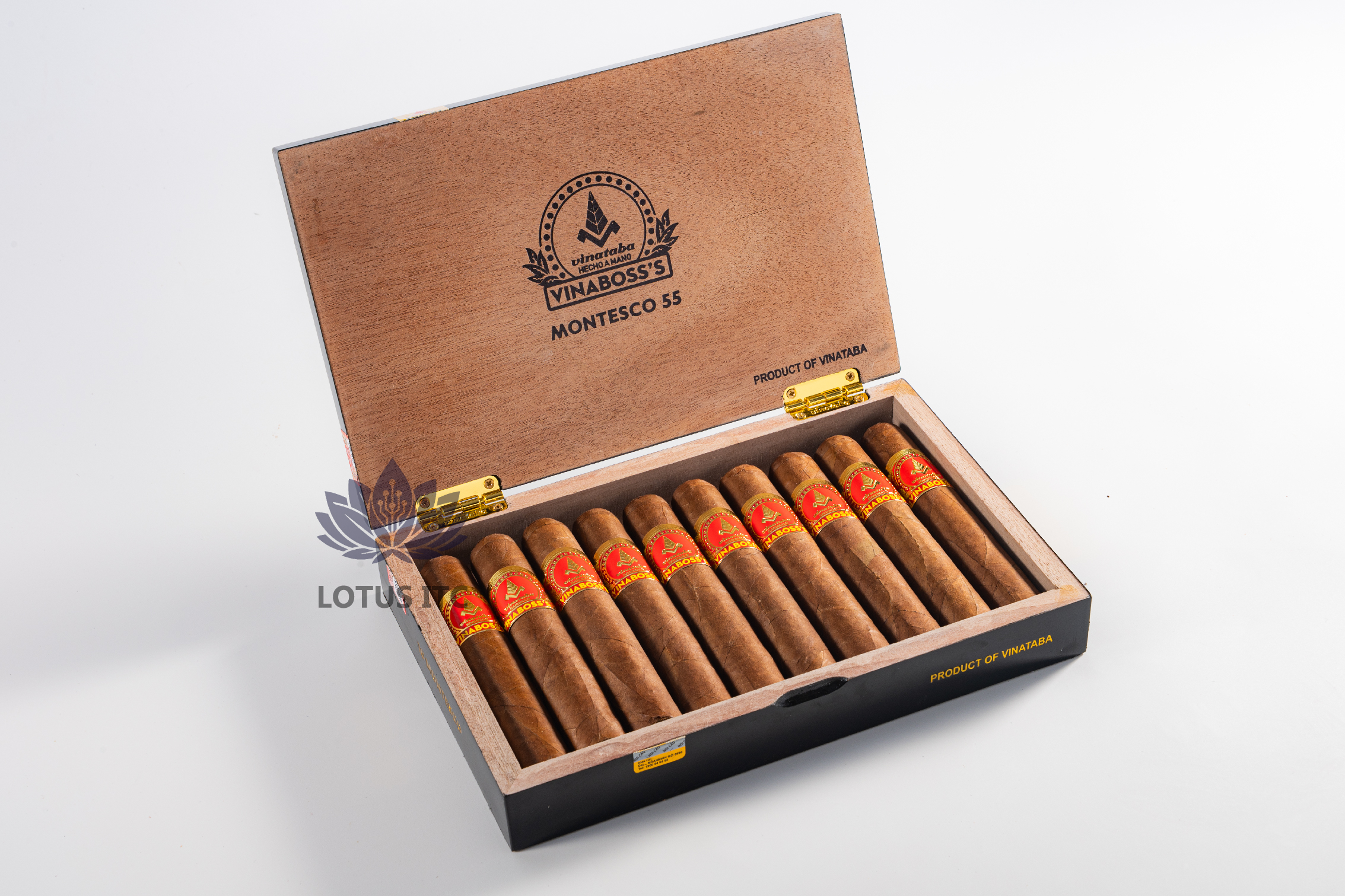 Cigar MONTESCO (Hộp sơn mài 10 điếu) ( Hộp gỗ 10 điếu )