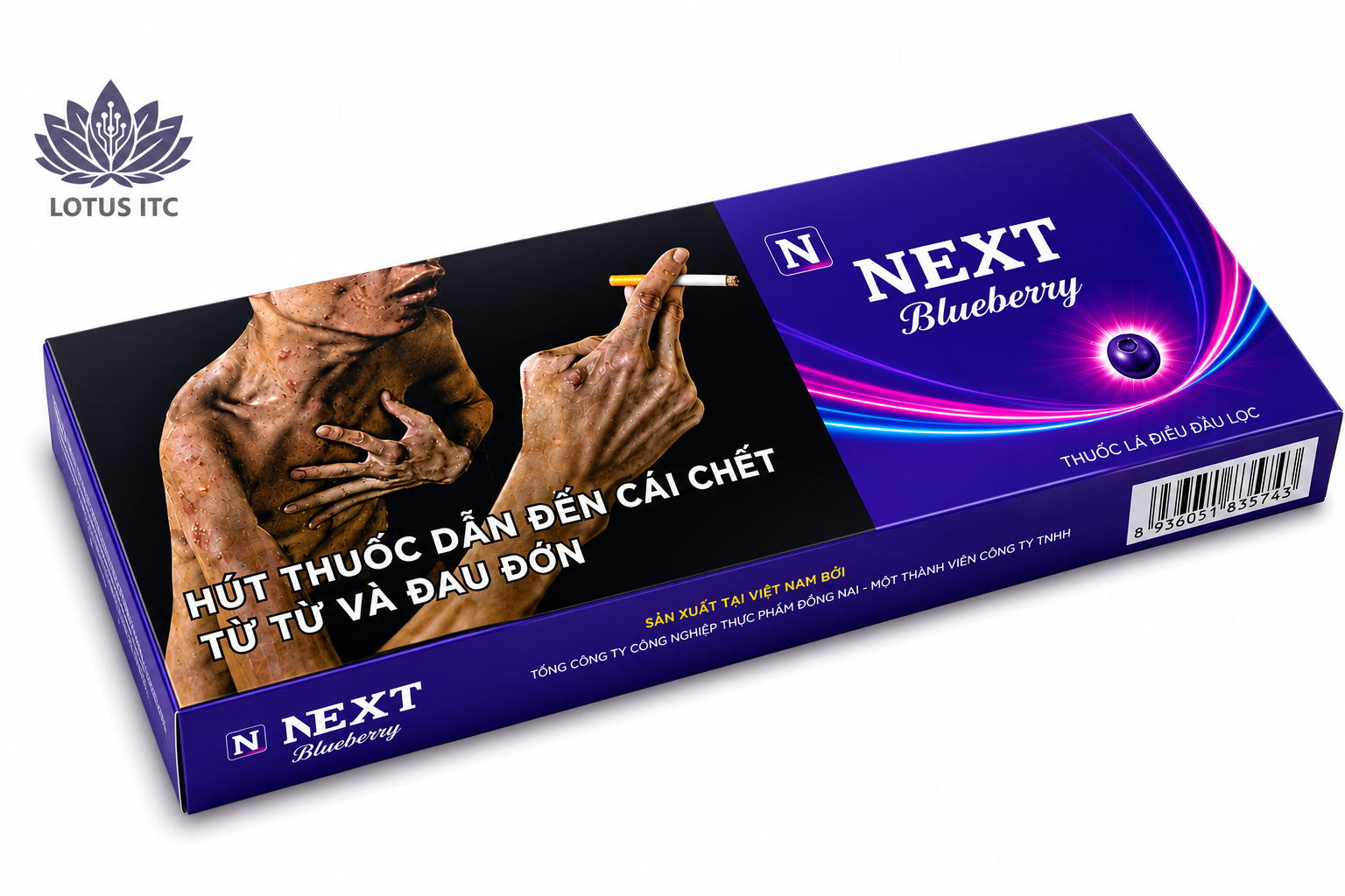NEXT Blueberry - Thuốc Lá Bấm Đổi Vị Việt Quất (20 Điếu/1 Bao) (1 Cây/10 Bao)