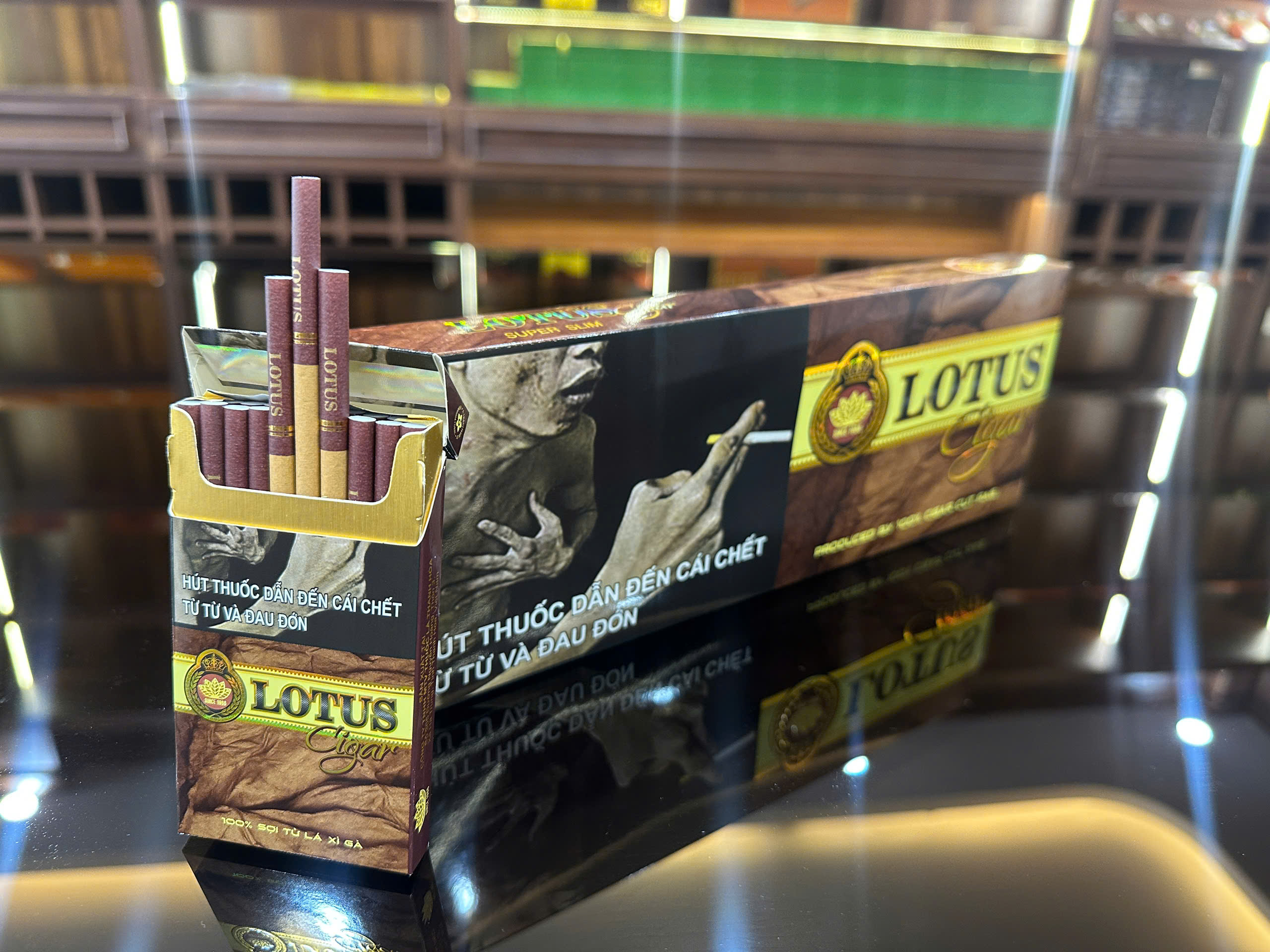 LOTUS CIGAR SLIM (20 điếu/bao) (1 Cây/10 Bao)